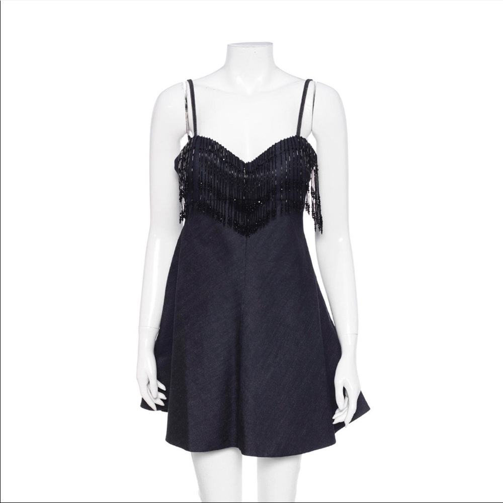 Miu Miu denim beaded dress